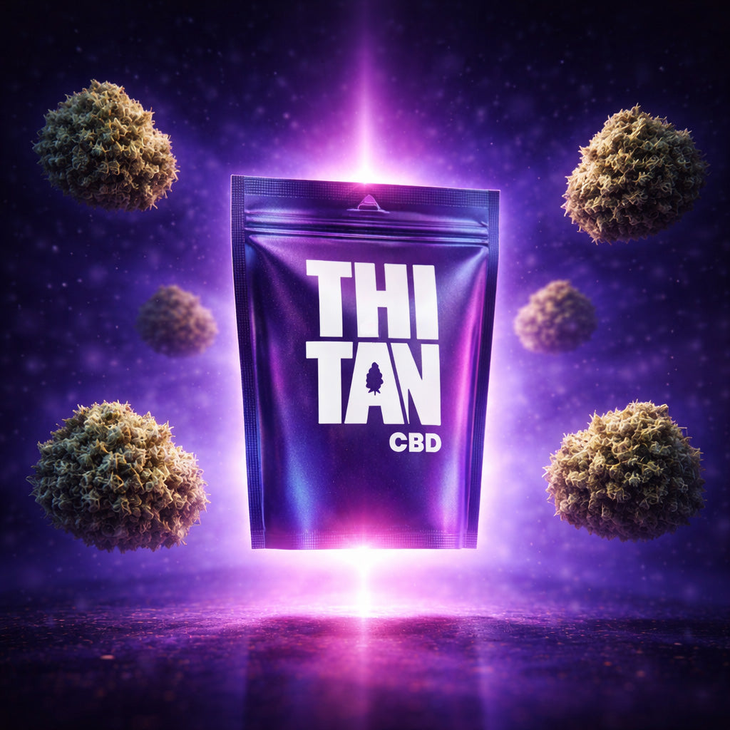 Sachet de CBD Thitan dans l'espace
